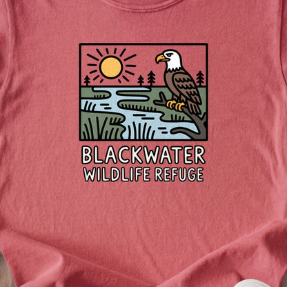 Blackwater National Wildlife Refuge Eagle Kids Cotton T-Shirt