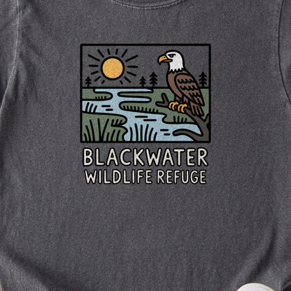Blackwater National Wildlife Refuge Eagle Kids Cotton T-Shirt