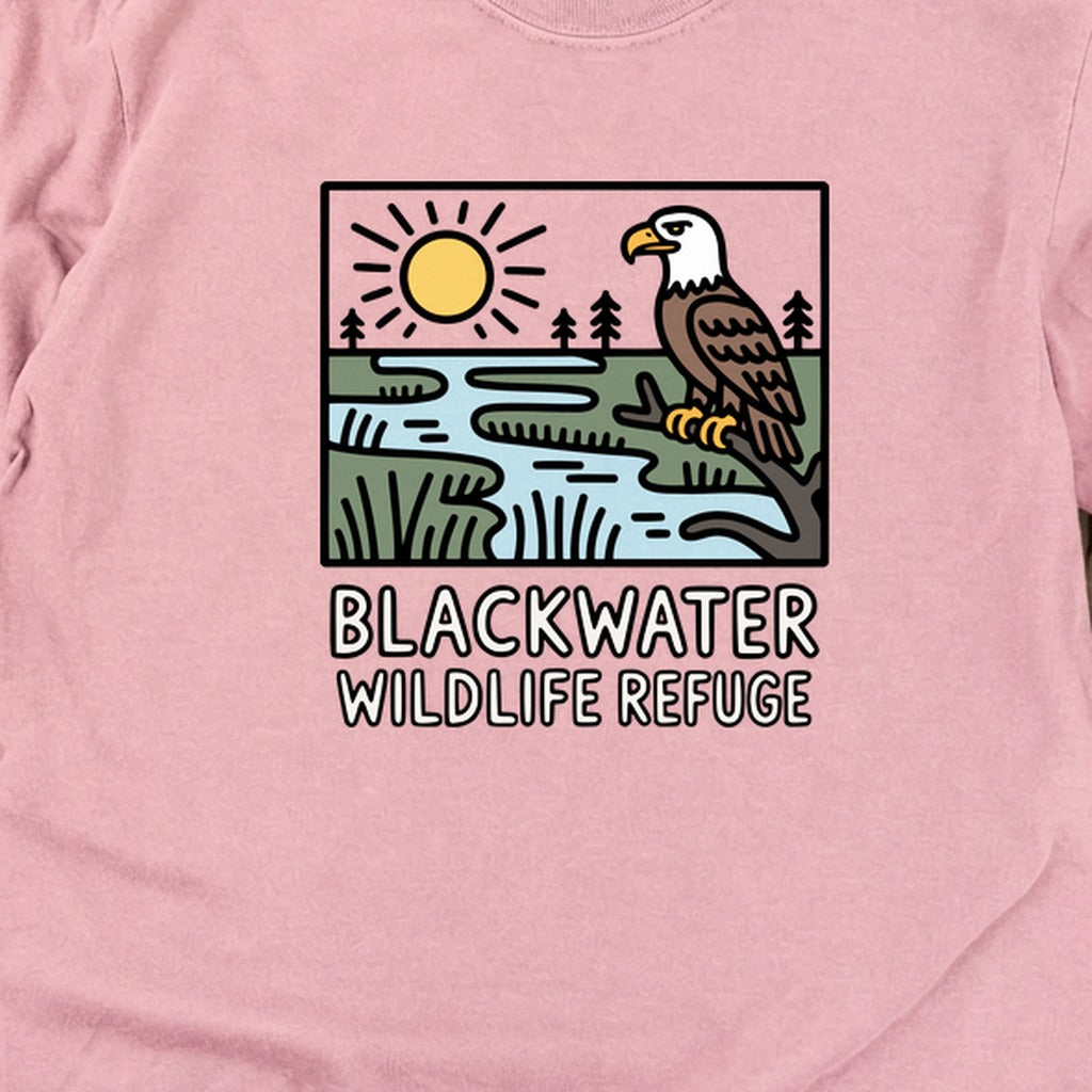 Blackwater National Wildlife Refuge Eagle Cotton Long Sleeve