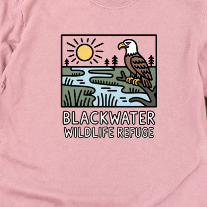 Blackwater National Wildlife Refuge Eagle Cotton Long Sleeve
