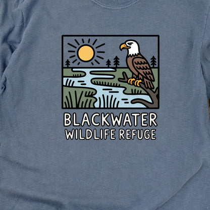 Blackwater National Wildlife Refuge Eagle Cotton Long Sleeve