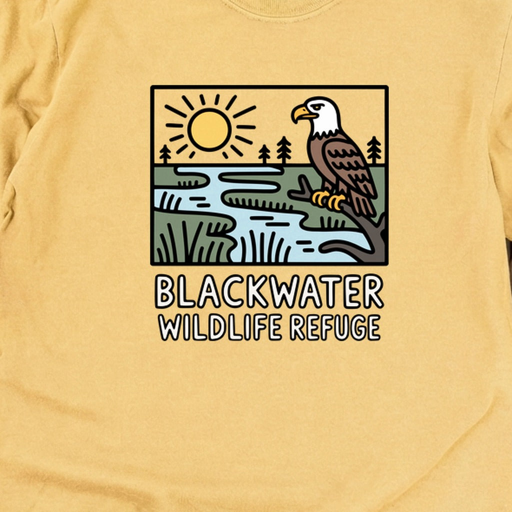 Blackwater National Wildlife Refuge Eagle Cotton Long Sleeve