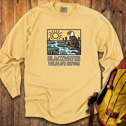 Blackwater National Wildlife Refuge Eagle Cotton Long Sleeve