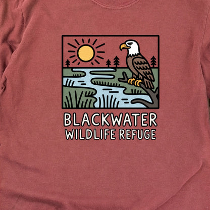Blackwater National Wildlife Refuge Eagle Cotton Long Sleeve