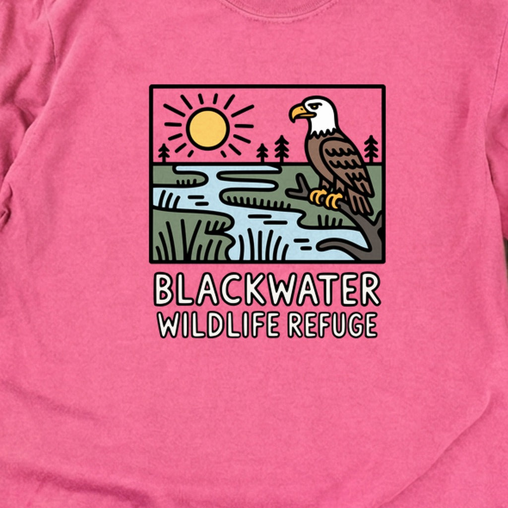 Blackwater National Wildlife Refuge Eagle Cotton Long Sleeve