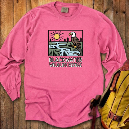 Blackwater National Wildlife Refuge Eagle Cotton Long Sleeve