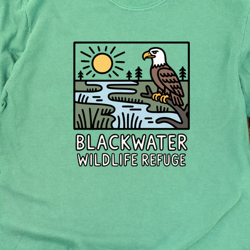 Blackwater National Wildlife Refuge Eagle Cotton Long Sleeve