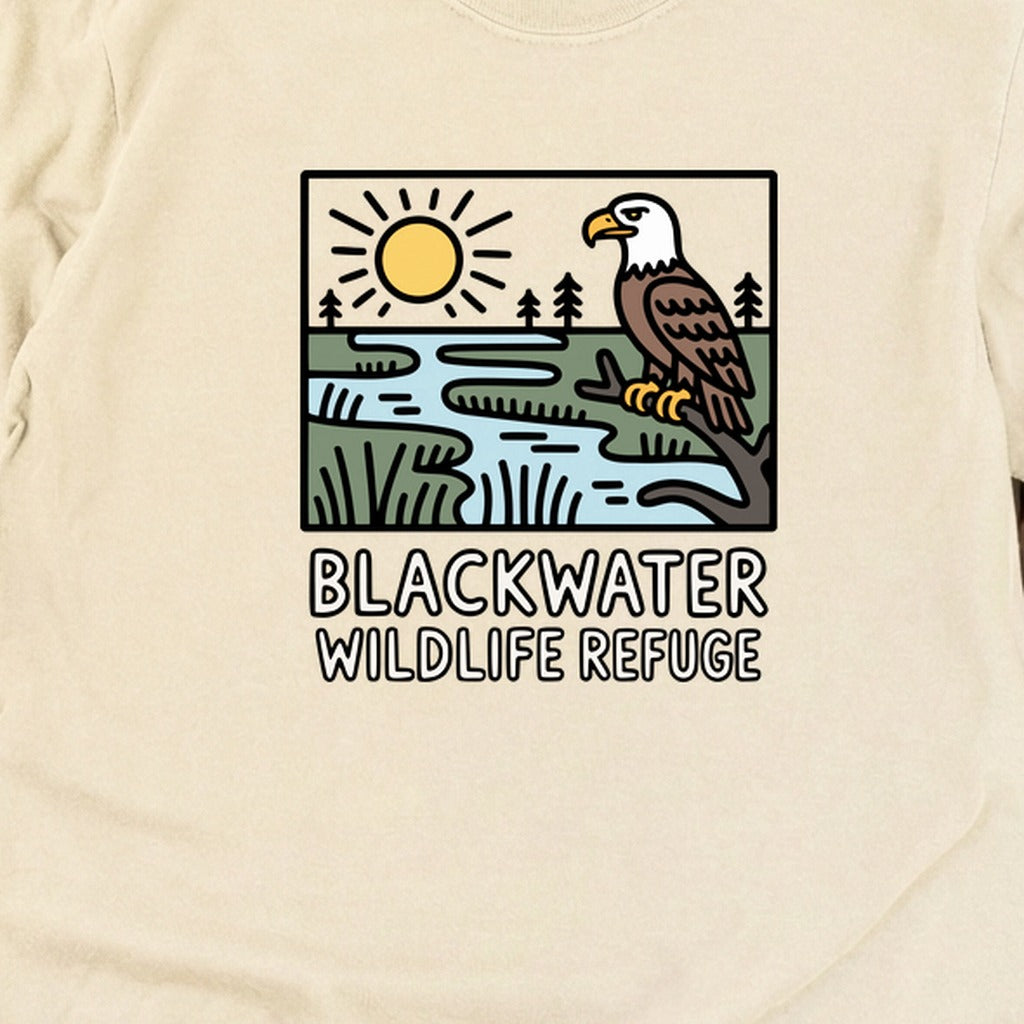 Blackwater National Wildlife Refuge Eagle Cotton Long Sleeve