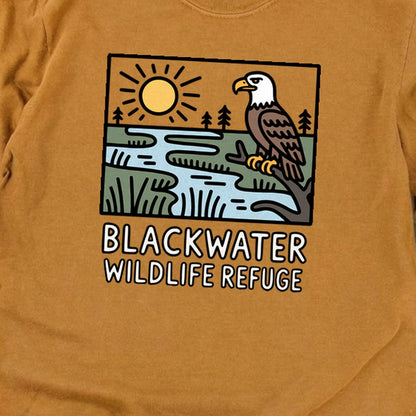 Blackwater National Wildlife Refuge Eagle Cotton Long Sleeve