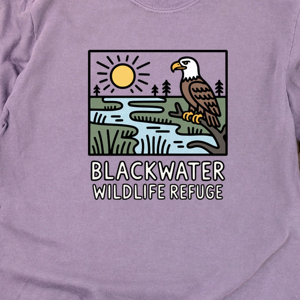 Blackwater National Wildlife Refuge Eagle Cotton Long Sleeve