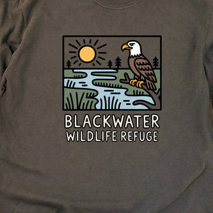 Blackwater National Wildlife Refuge Eagle Cotton Long Sleeve