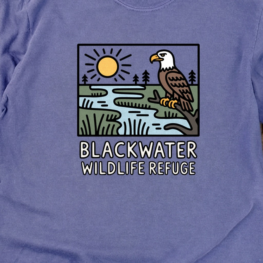 Blackwater National Wildlife Refuge Eagle Cotton Long Sleeve