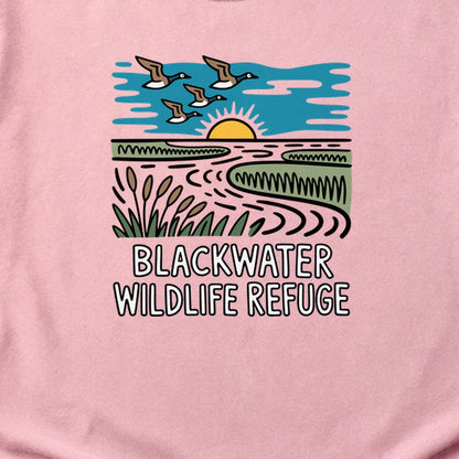 Blackwater National Wildlife Refuge Geese Cotton T-Shirt