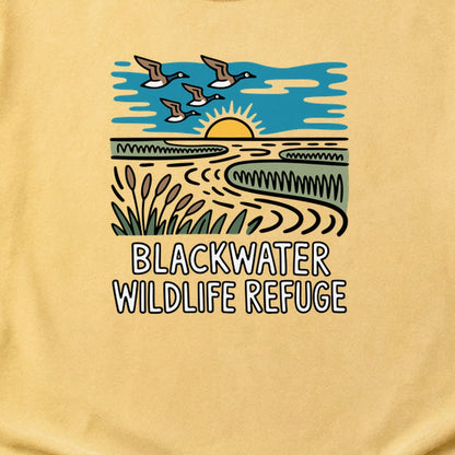 Blackwater National Wildlife Refuge Geese Cotton T-Shirt