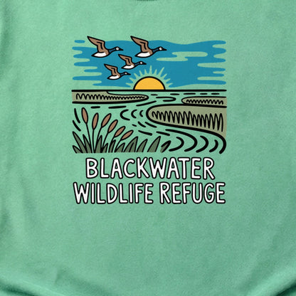 Blackwater National Wildlife Refuge Geese Cotton T-Shirt