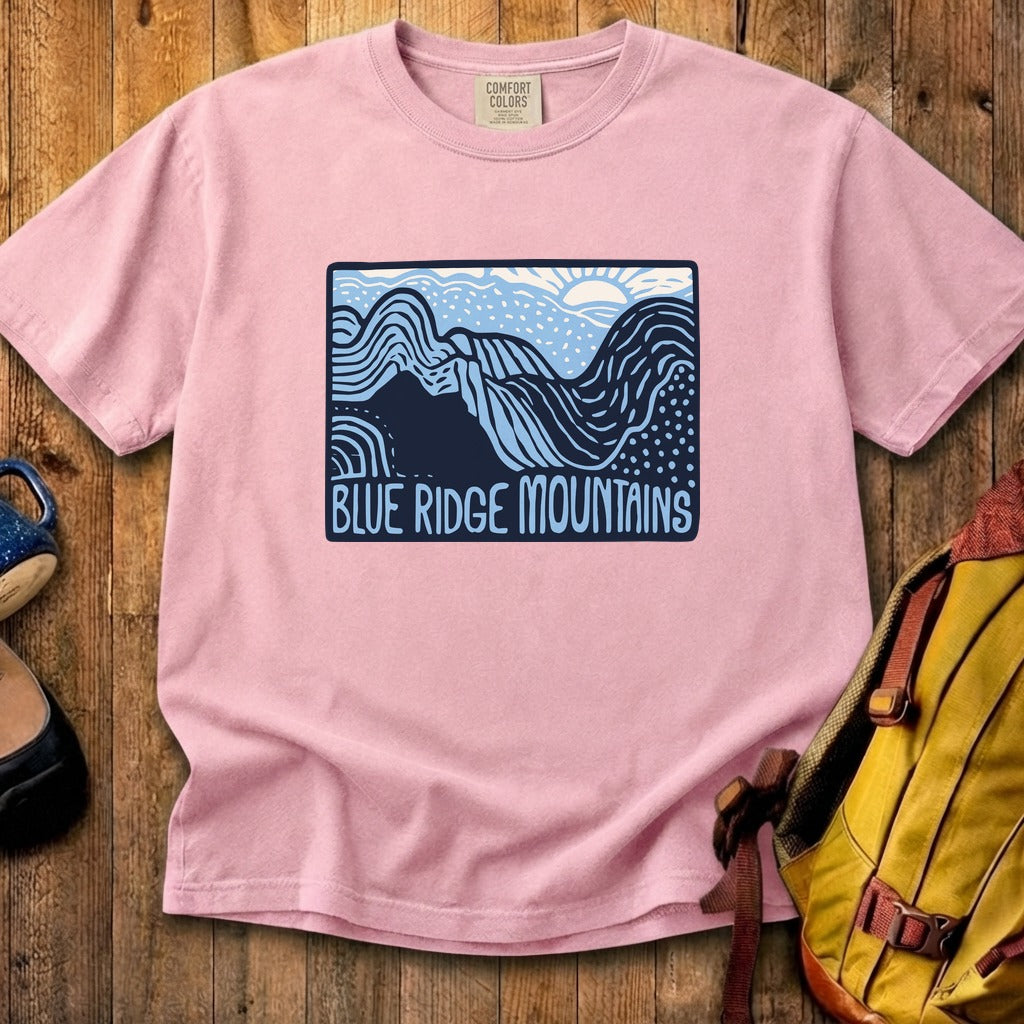 Blue Ridge Mountains Cotton T-Shirt