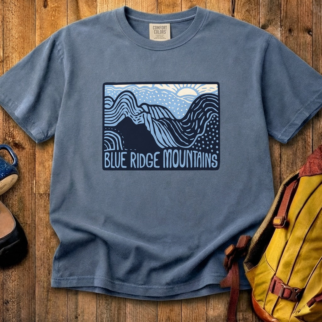 Blue Ridge Mountains Cotton T-Shirt