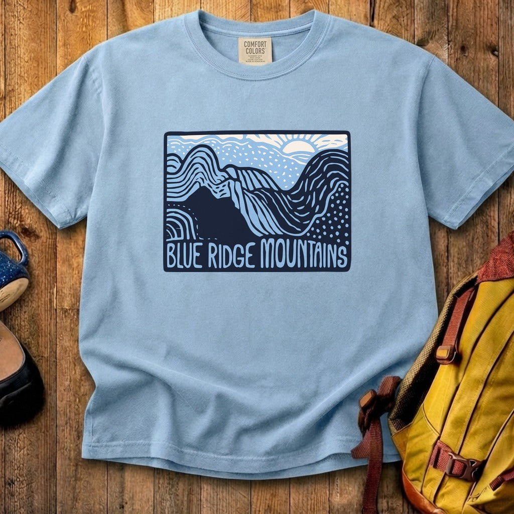 Blue Ridge Mountains Cotton T-Shirt