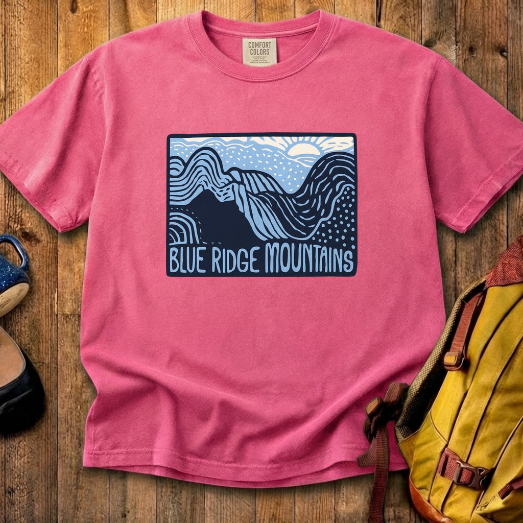 Blue Ridge Mountains Cotton T-Shirt
