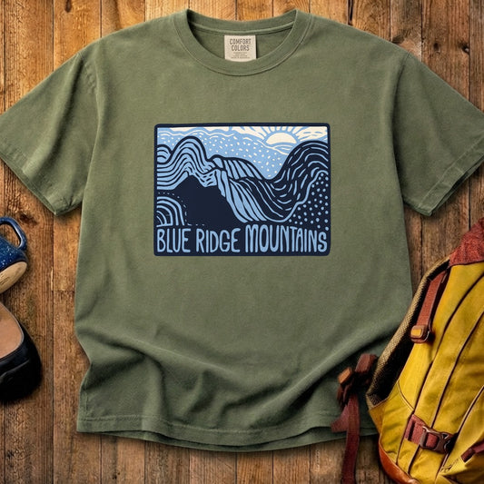 Blue Ridge Mountains Cotton T-Shirt