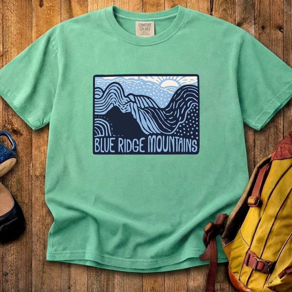 Blue Ridge Mountains Cotton T-Shirt