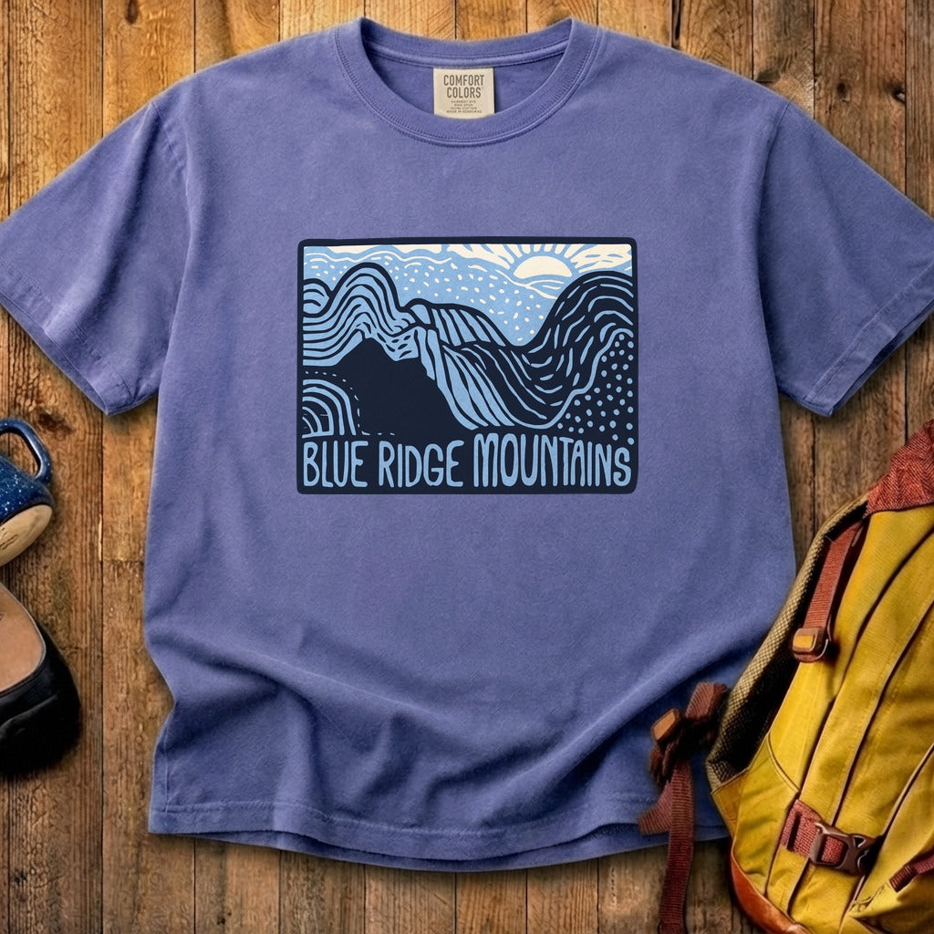 Blue Ridge Mountains Cotton T-Shirt