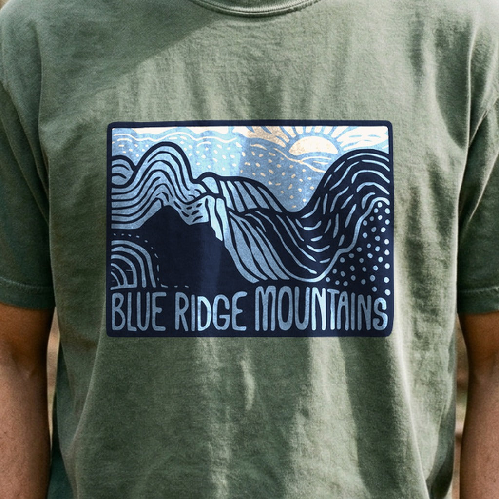Blue Ridge Mountains Cotton T-Shirt
