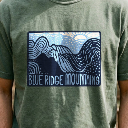 Blue Ridge Mountains Cotton T-Shirt