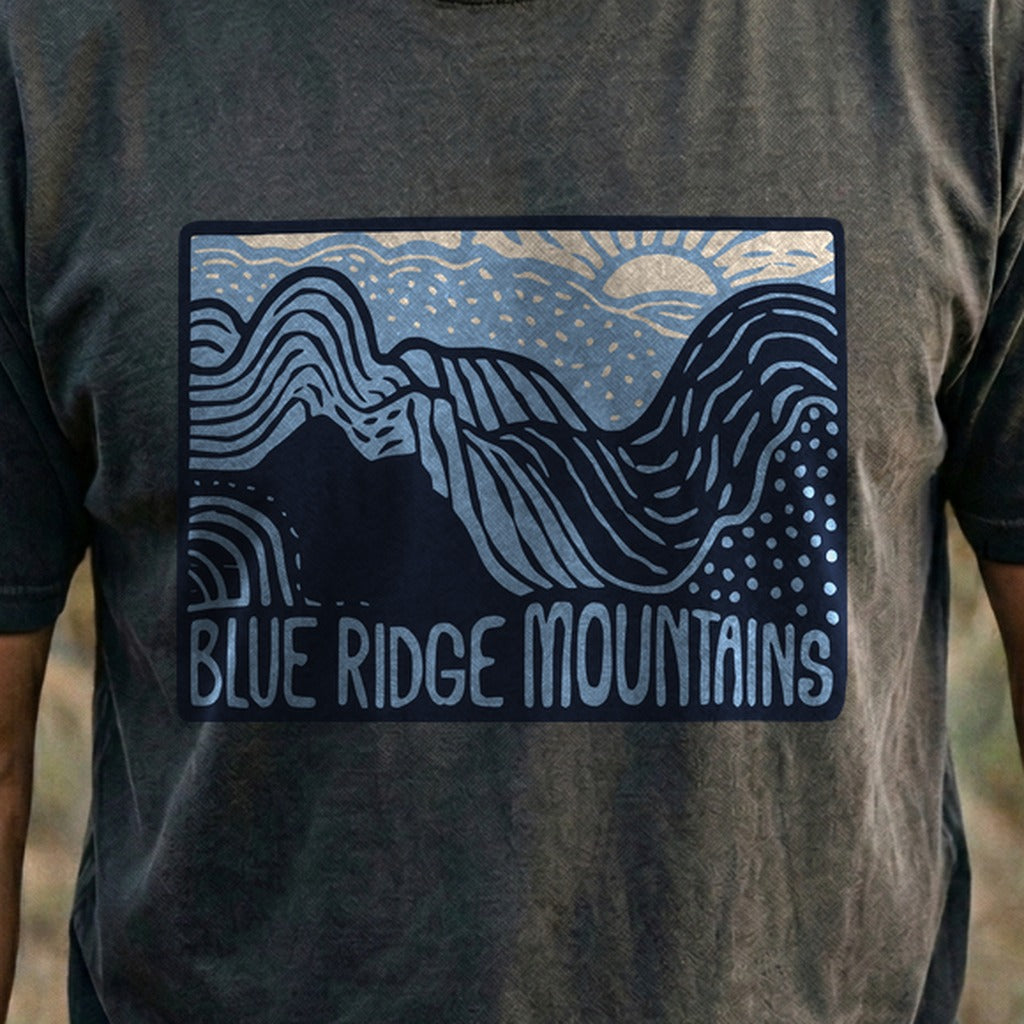 Blue Ridge Mountains Cotton T-Shirt