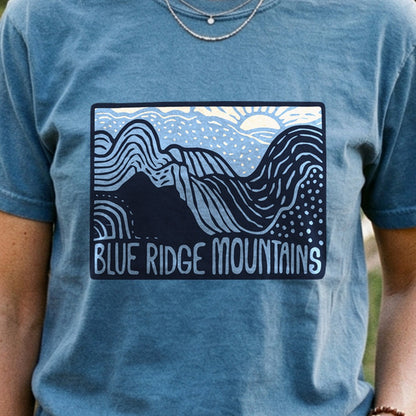 Blue Ridge Mountains Cotton T-Shirt
