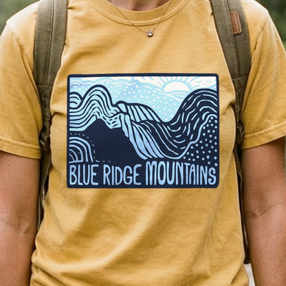 Blue Ridge Mountains Cotton T-Shirt