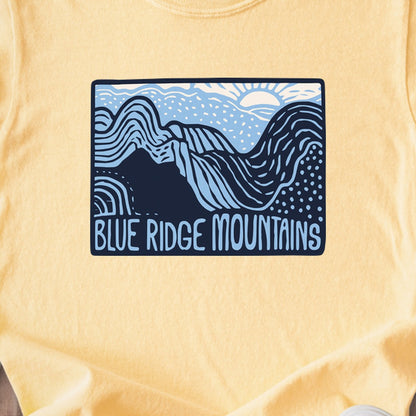 Blue Ridge Mountains Kids Cotton T-Shirt
