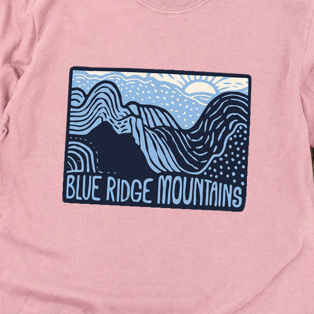 Blue Ridge Mountains Cotton Long Sleeve