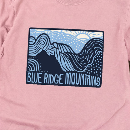 Blue Ridge Mountains Cotton Long Sleeve