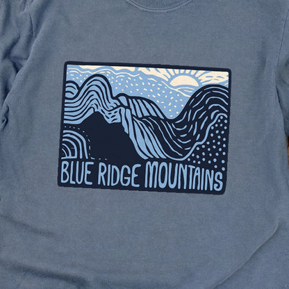 Blue Ridge Mountains Cotton Long Sleeve