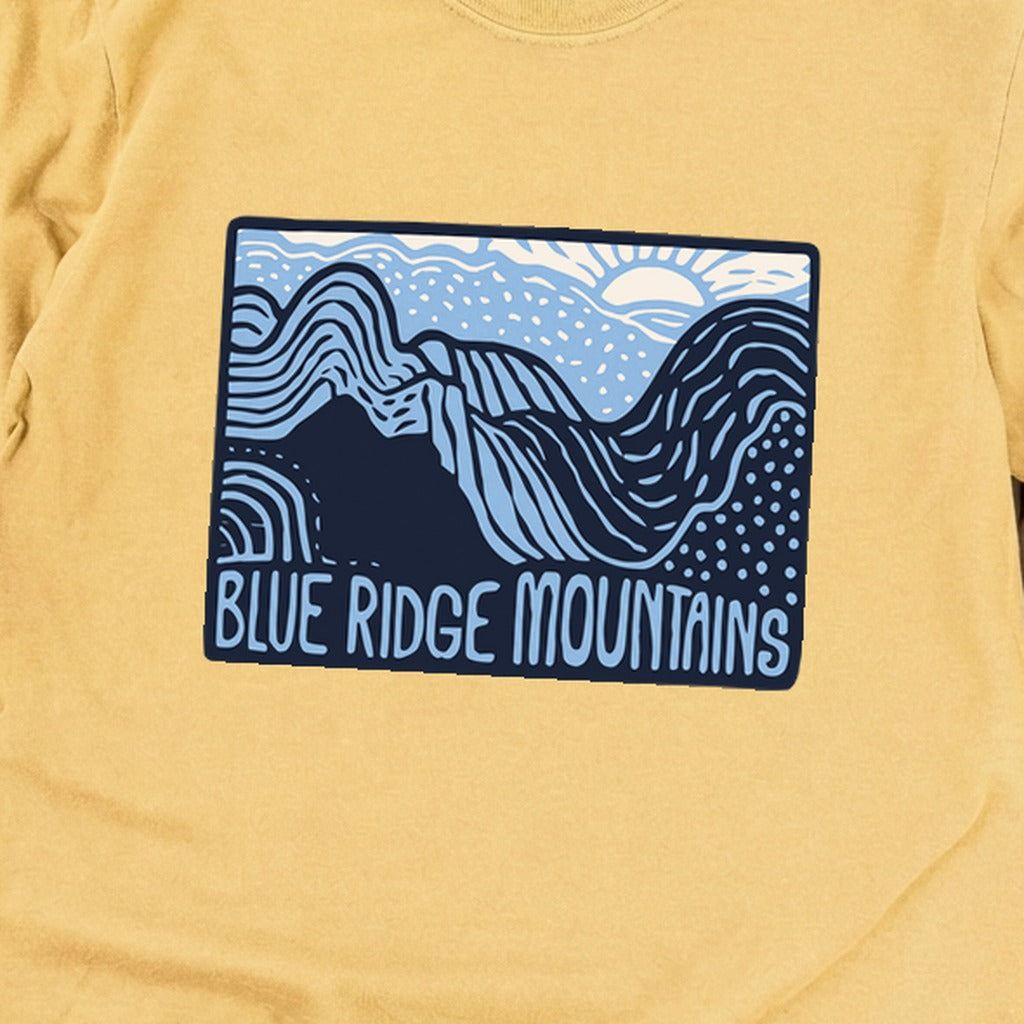 Blue Ridge Mountains Cotton Long Sleeve
