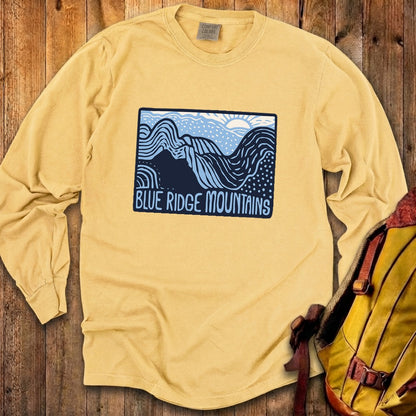 Blue Ridge Mountains Cotton Long Sleeve