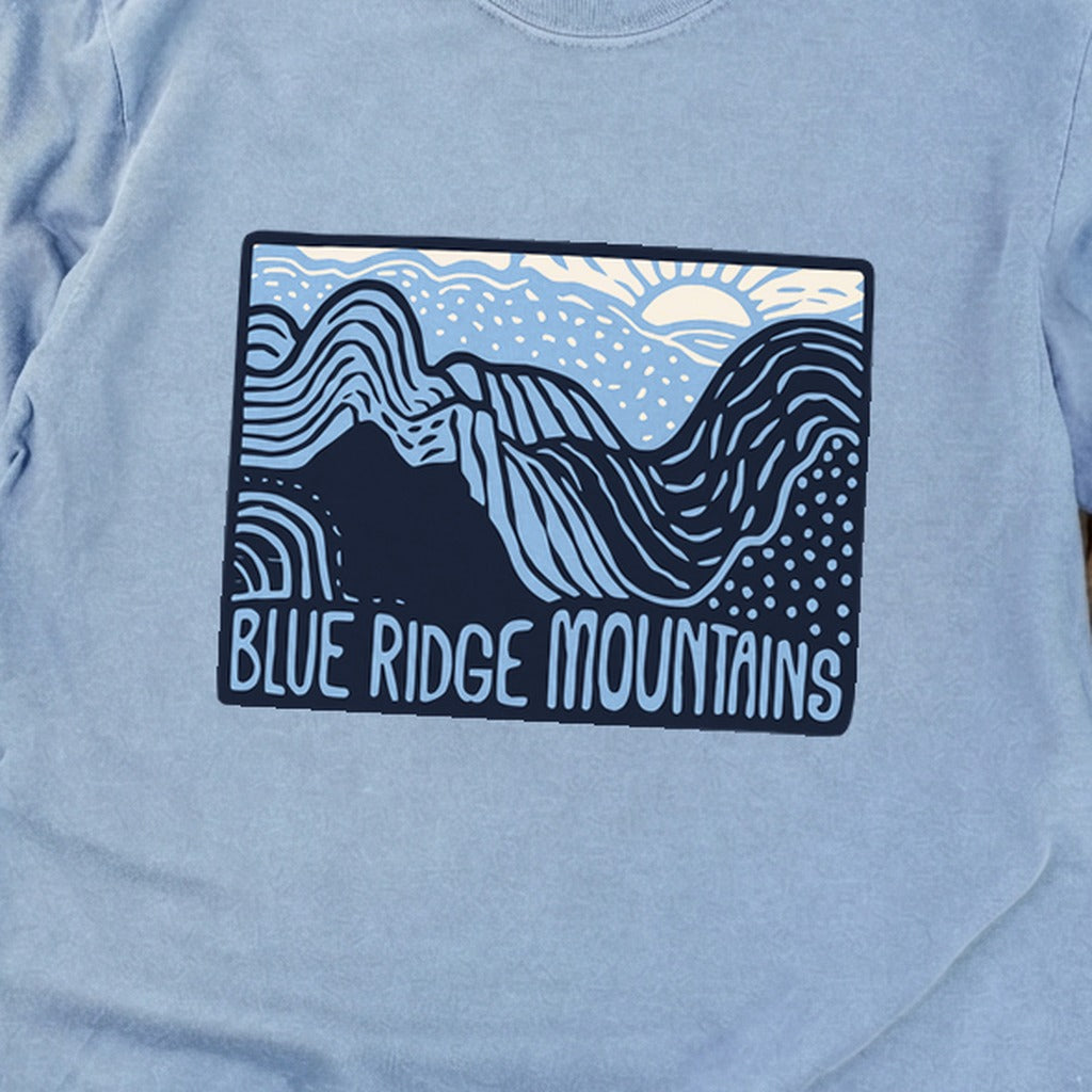 Blue Ridge Mountains Cotton Long Sleeve