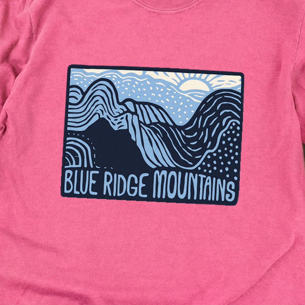 Blue Ridge Mountains Cotton Long Sleeve