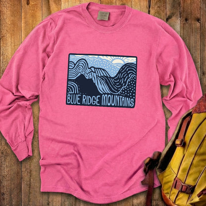 Blue Ridge Mountains Cotton Long Sleeve
