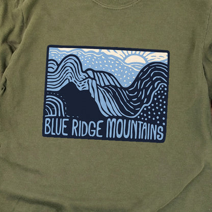 Blue Ridge Mountains Cotton Long Sleeve