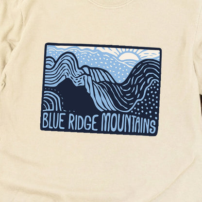 Blue Ridge Mountains Cotton Long Sleeve