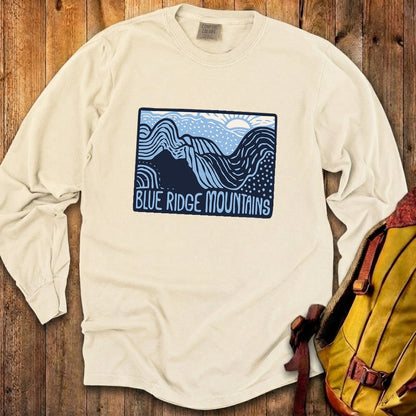Blue Ridge Mountains Cotton Long Sleeve