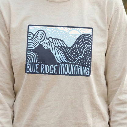 Blue Ridge Mountains Cotton Long Sleeve