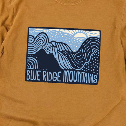 Blue Ridge Mountains Cotton Long Sleeve