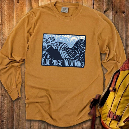 Blue Ridge Mountains Cotton Long Sleeve