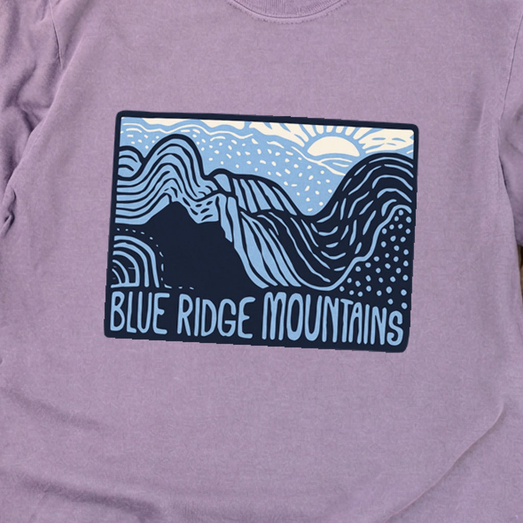 Blue Ridge Mountains Cotton Long Sleeve