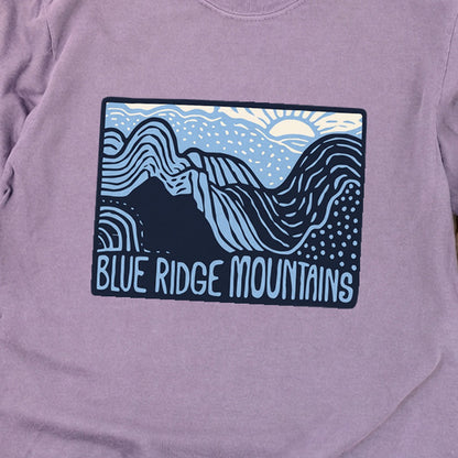 Blue Ridge Mountains Cotton Long Sleeve