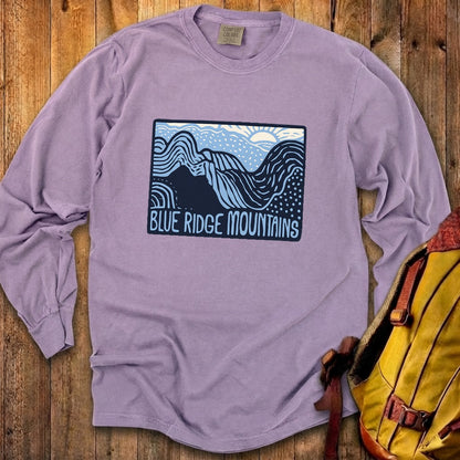 Blue Ridge Mountains Cotton Long Sleeve