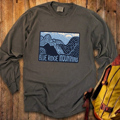 Blue Ridge Mountains Cotton Long Sleeve